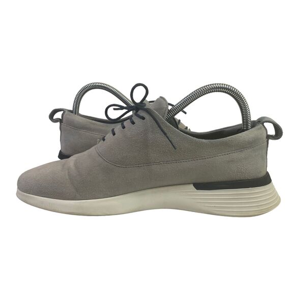 Wolf & Shepherd Crossover Longwing Oxford Shoes Men\'s Size 7 M Gray White Suede main image 8